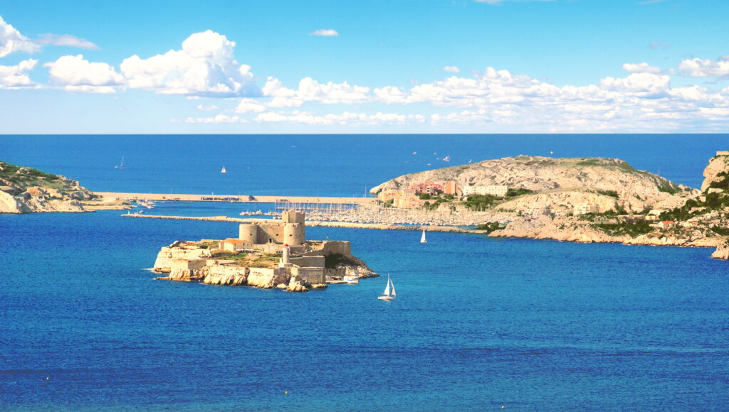 Le Château d'If dans les îles du Frioul à Marseille