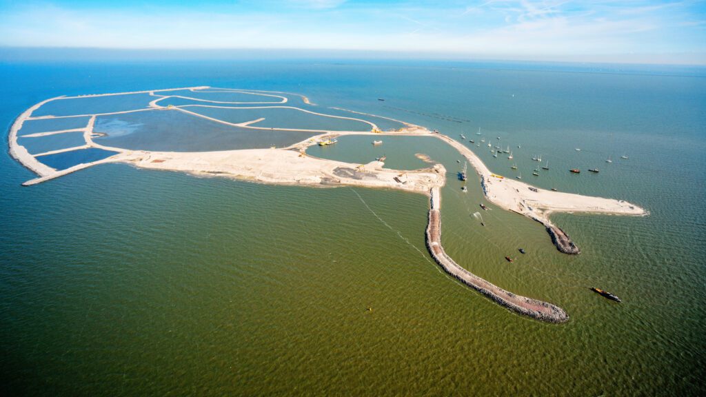 Marker Wadden nature reserve in the Netherlands