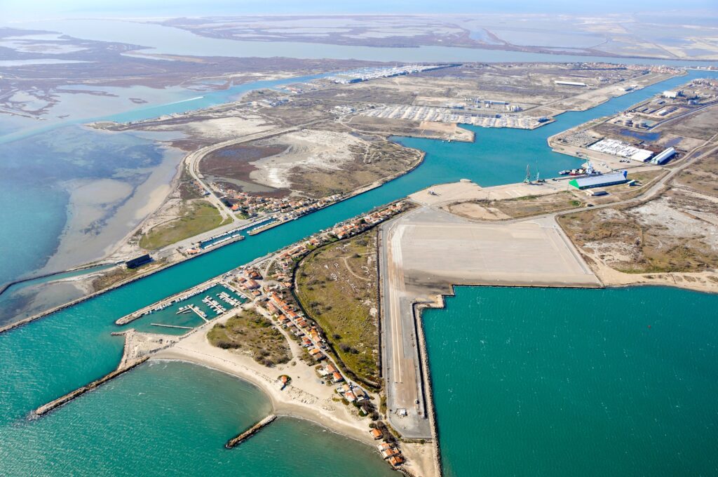 Port Saint Louis du Rhône ist die letzte Stadt an der Rhône