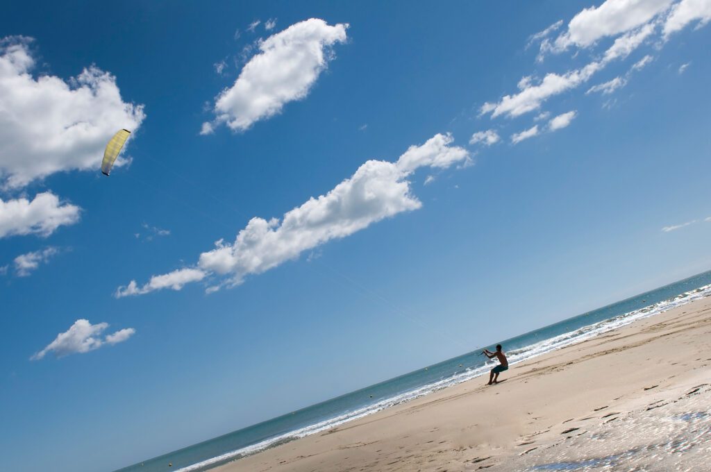 Plage Napoléon, 10 minutes from the port, in Port-Saint-Louis du Rhône