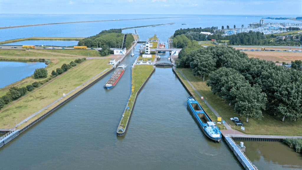 du markermeer à l'ijsselmeer