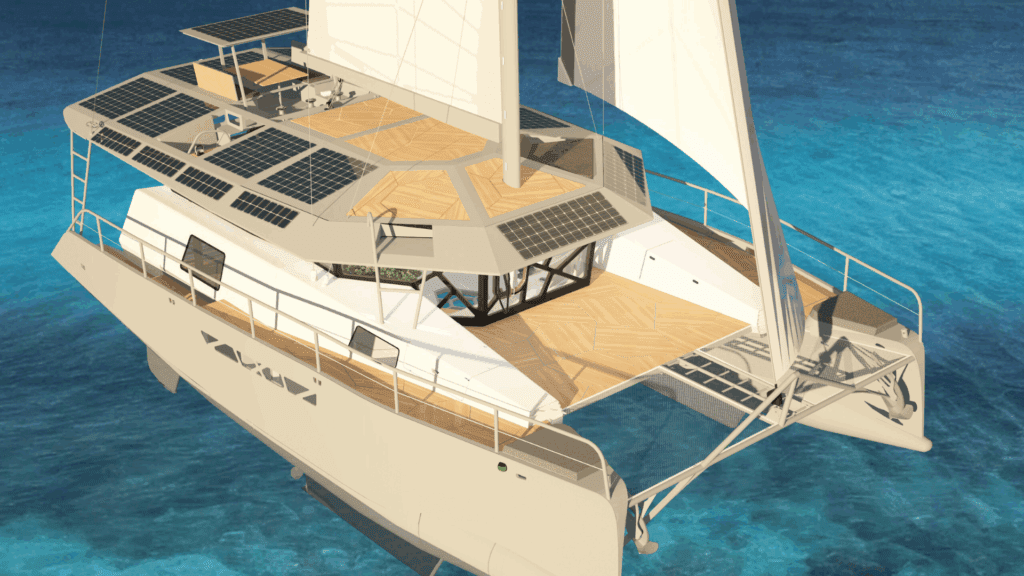 Catamaran Cataruga Port Napoléon
