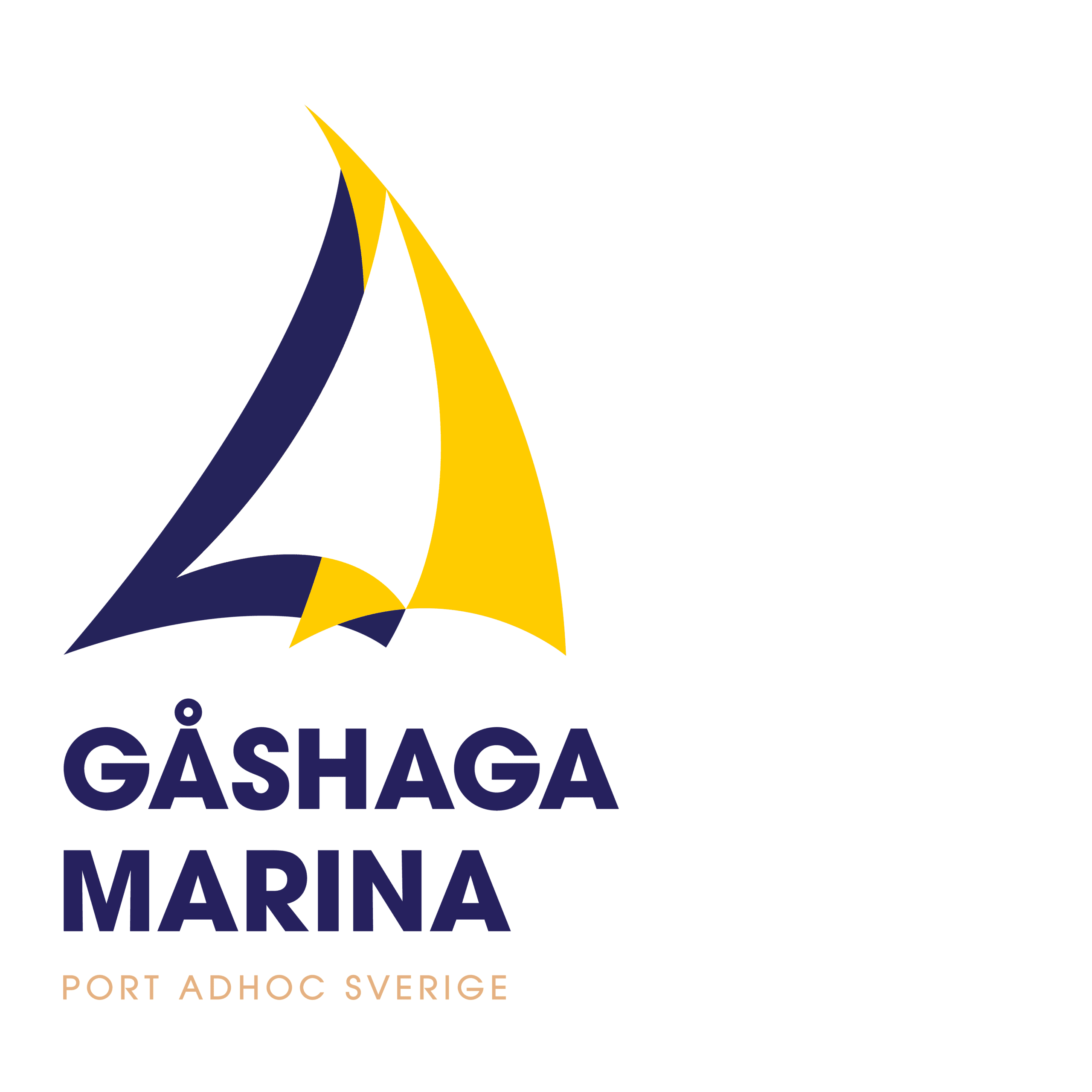 Gåshaga Marina Port Adhoc Sverige logo