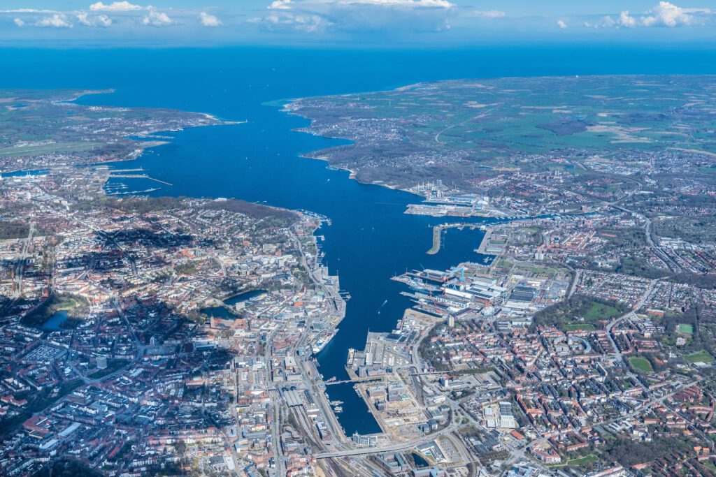 Kieler Förde, Sleeswijk-Holstein, Duitsland