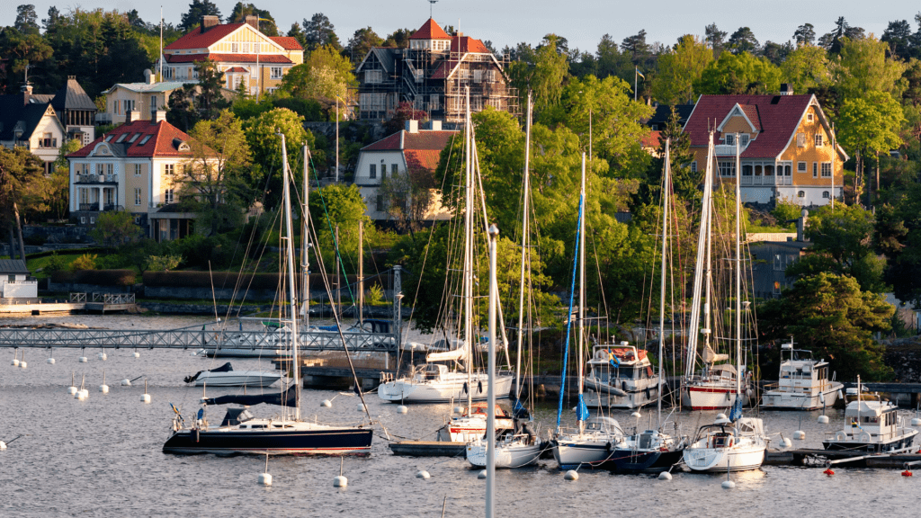 mooring in Stockholm